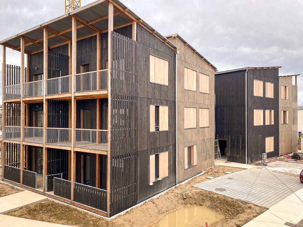 Logement collectif et individuel construction modulaire bas-carbone architecture bois
